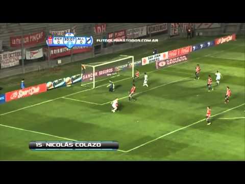 Gol Colazo. Estudiantes 0 All Boys 1. Copa Argentina 2013. 4tos. final. Fútbol Para Todos.