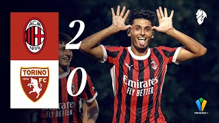 Bakoune-Bonomi: two wins out of two for our U-20s | AC Milan 2-0 Torino | Highlights Primavera 1