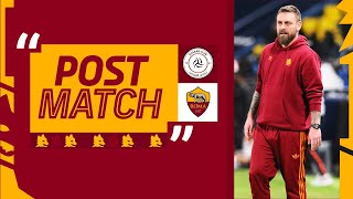 "Contento della partita e dell'esperienza vissuta" | DANIELE DE ROSSI AL TERMINE DI AL SHABAB-ROMA