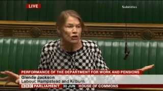 Glenda Jackson's speech about Iain Duncan Smith and the DWP