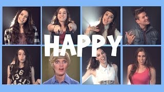 Happy - Tyler Ward & Cimorelli Cover - Pharrell Williams - Music Video