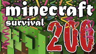 Minecraft Survival - Aflevering 200 - "FEEST!"