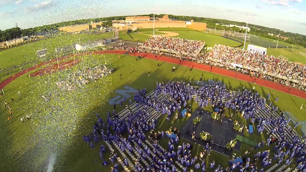 Skyview North Penn High School Commencement 2013 from the air. YouTube