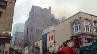 Glasgow School of Art on Fire