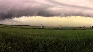 Wild storm timelapse from Douglas, Manitoba (June 25, 2013)