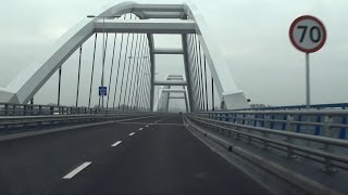 Nowy most w Toruniu - przejazd