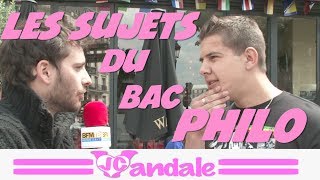 Les sujets du Bac Philo - JCVandale