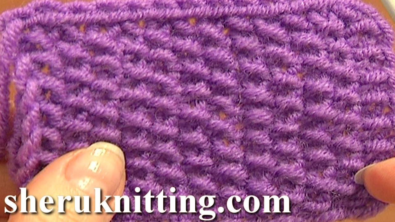 Knitting Stitch Pattern for Beginners Tutorial 2 Knitting Stitches - YouTube