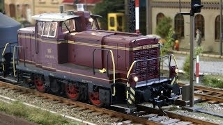 Modelleisenbahn Nebenbahnhof Waldau von Frank Minten als Spur 0 Modulanlage