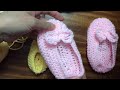 Cách móc giầy len cho bé sơ sinh How to crochet baby newborn shoes