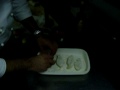 Scaloppe di baccalà all'aceto balsamico su zoccolo di patate