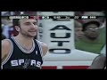 Manu Ginobili 46 pts,8 ast vs Lebron James 39 pts,9 ast,season 07/08 spurs vs cavs
