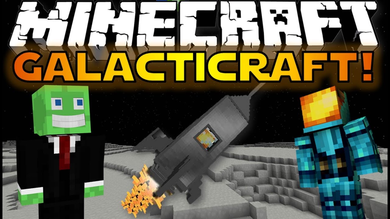 Minecraft Mods: GALACTICRAFT! - Build A Rocket & Go To The Moon ...