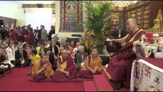 Далай-лама в центре Гхепел Линг в Милане