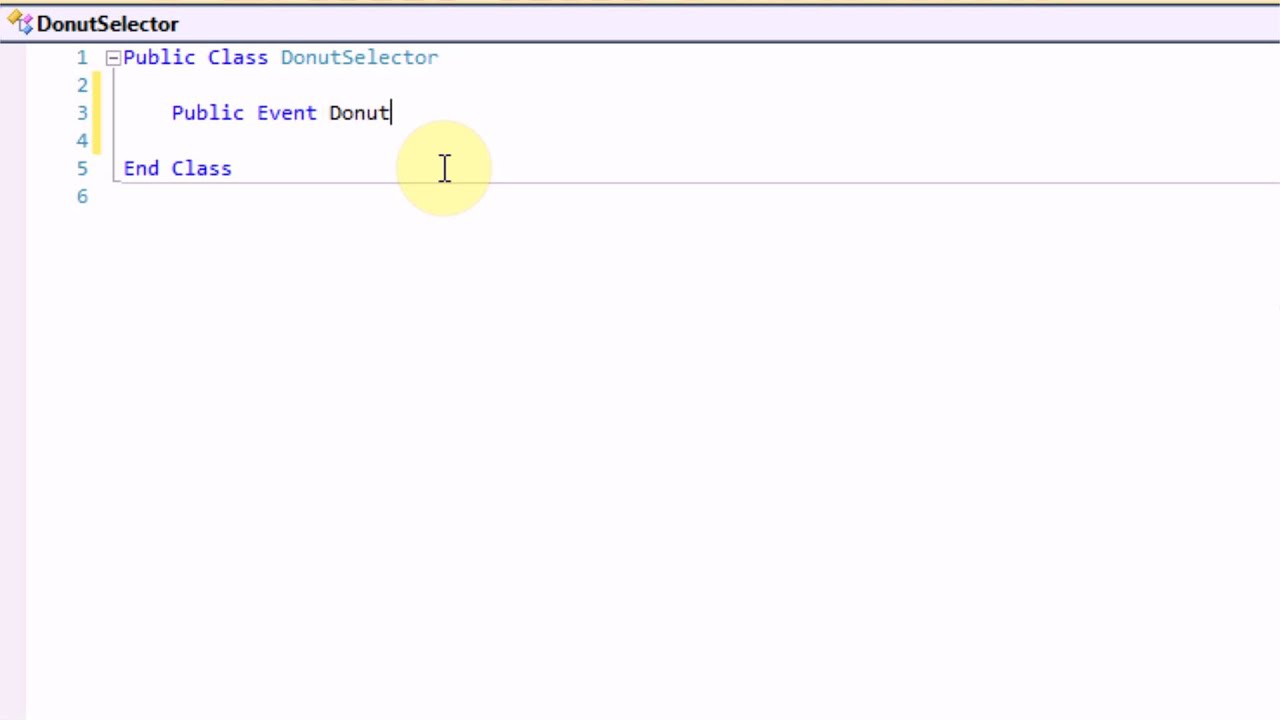 How to write custom events in vb net