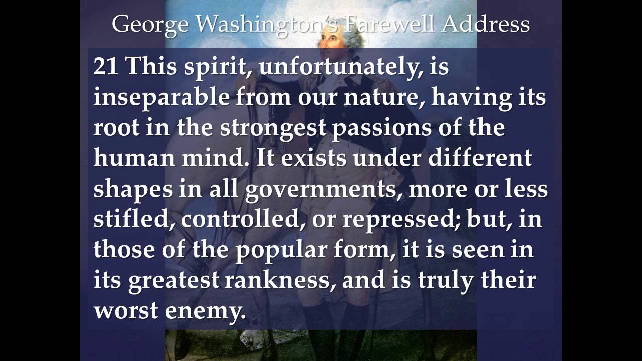 essay on george washingtons farewell address essay on george washingtons farewell address
