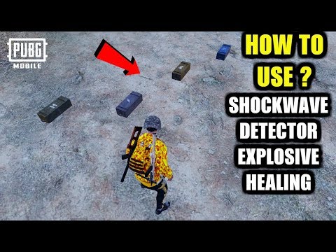 PUBG Mobile Zombie Mode New Update - How to USE ? Detector, Healing Wave, Explosive Ammo & ShockWave
