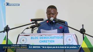 GABON / POLITIQUE : Guy Christian MAVIOGA parle de  l’état de santé d’Ali BONGO ONDIMBA