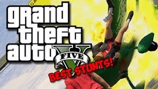 GTA 5 Stunt Montage!  (The Best of GTA 5 Stunts!)