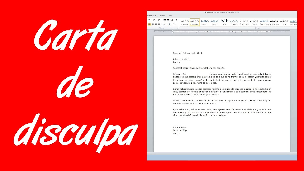 Como Escribir Una Carta De Perdon Para Inmigracion  MEJOR 