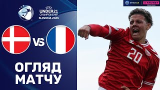 Данія – Франція. Чемпіонат Європи 2025 (U-21), 1/4 фіналу / Огляд матчу