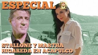 STALLONE Y MARTHA HIGAREDA EN ACAPULCO