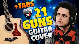 Green Day - 21 guns (easy tabs for fingerstyle guitar cover)