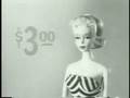 1959 première publicité de la poupée barbie