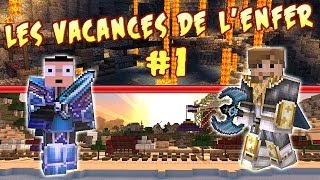 LES VACANCES DE L'ENFER - Ep. 1 : Zombies à la plage - Fanta et Bob dans Minecraft