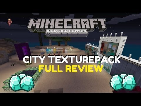 Minecraft Xbox 360: "City Texture Pack" Review! DLC (HD)