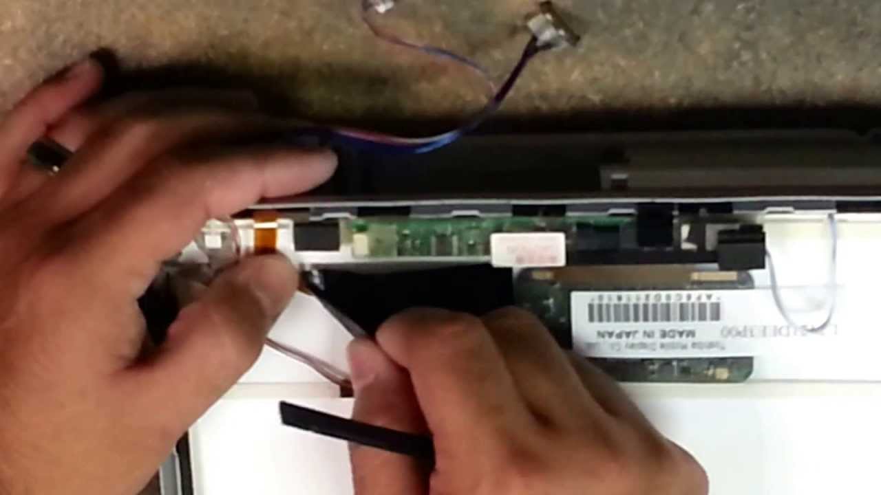 Panasonic CF-T8 LCD removal - YouTube