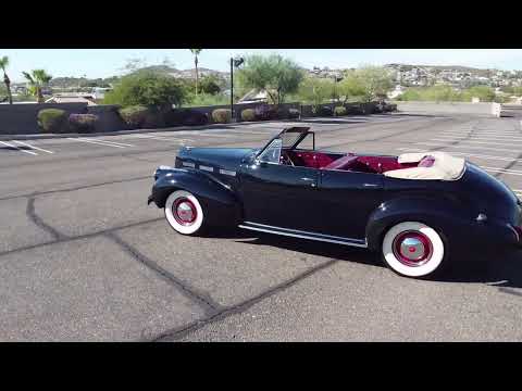 video 1940 LaSalle Model 52 Convertible Sedan