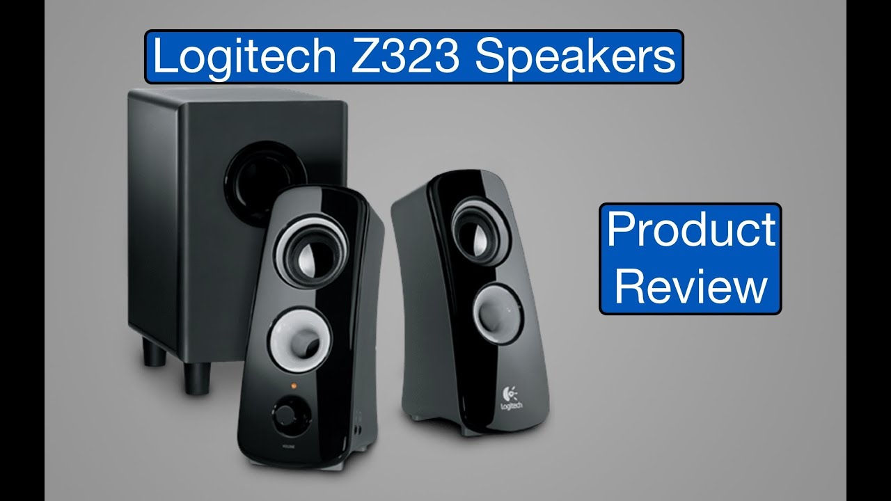Review: Logitech Z323 Speaker System (w/ Sub-Woofer) - YouTube