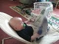 Funny Cute Baby, Reading the Newspaper. 2010