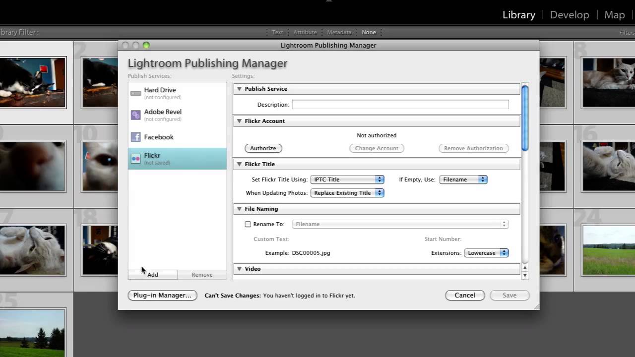 How to Authorize Lightroom on Flickr - YouTube