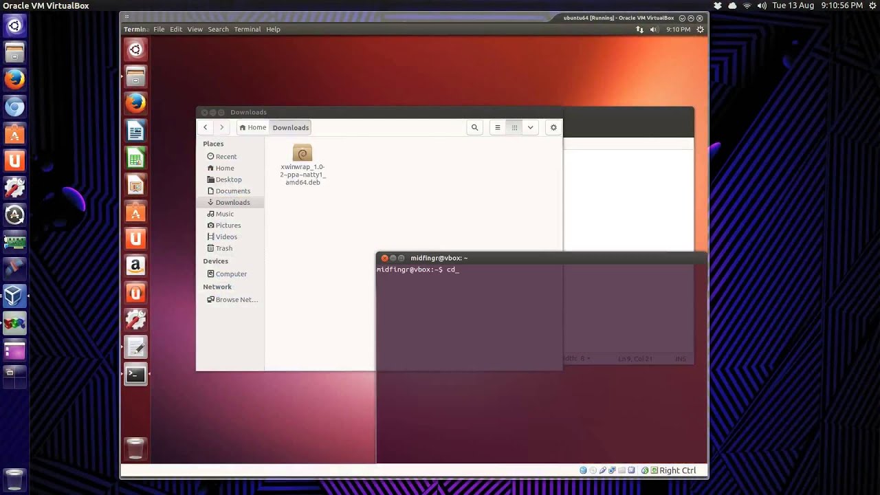 Ubuntu 13.04: XScreensaver + XWinWrap CLI - YouTube