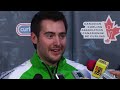 Draw 1 Media Scrum - 2013 Tim Hortons Brier