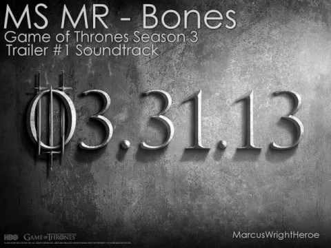 MS MR - Bones (Game of Thrones - Season 3 Trailer Music) SOUNDTRACK ...