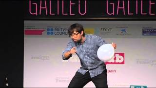 Ricardo Moure, ganador de Famelab España 2014