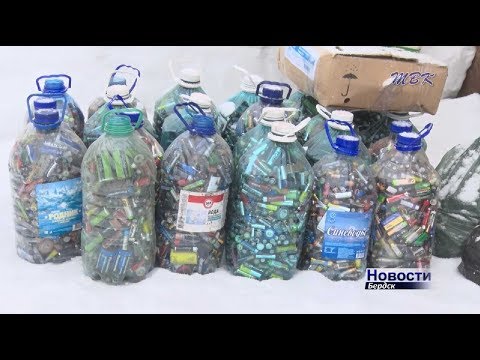 Тонну старых батареек собрали жители Бердска