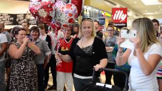 Ceroc Flash Mob Wedding Proposal Northlands Mall Christchurch New Zealand 2014