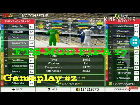 FTS MOD FIFA 17 - Gameplay #2