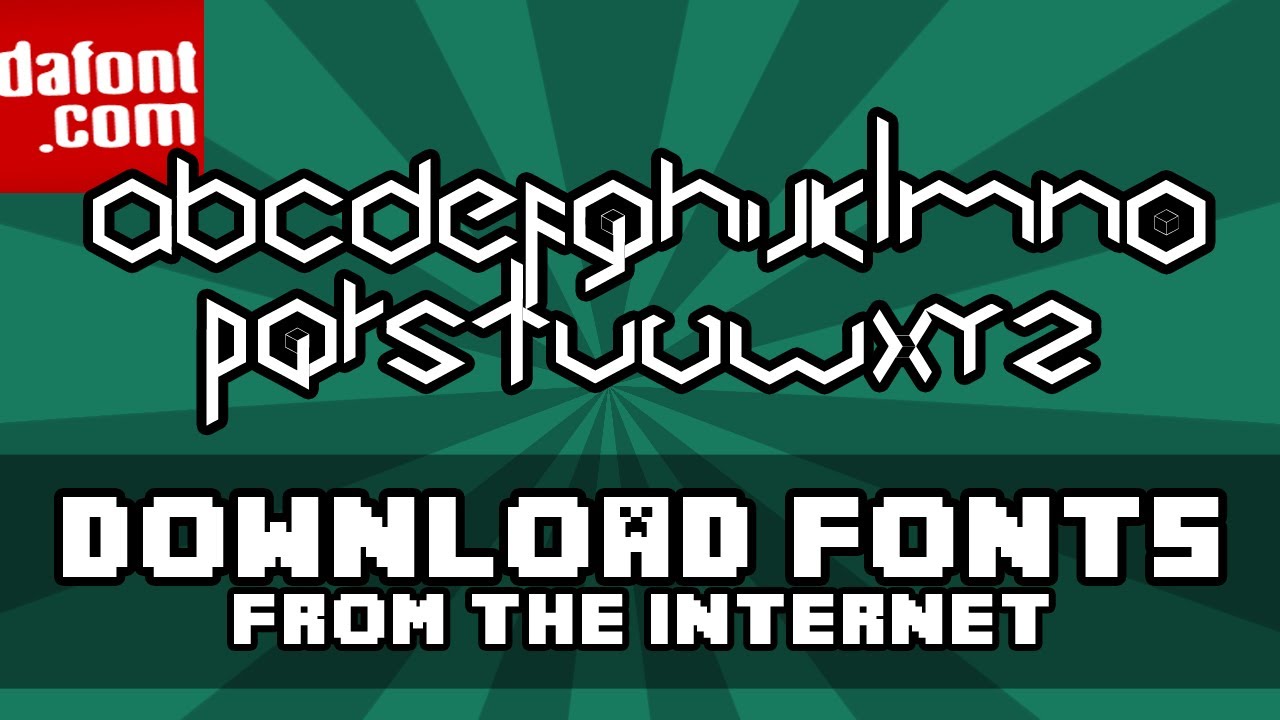 How to Download Fonts from Dafont.com - Fonts for Windows, Photoshop ...