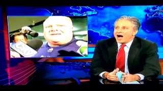 The Daily Show's Jon Stewart on Toronto Mayor's Rob Ford comments