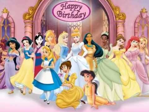 Happy Birthday, Disney Princess Style! - YouTube