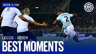 LECCE 1-2 INTER | BEST MOMENTS | Pitchside highlights 👀⚫🔵??