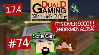 Minecraft Let's Play Med DDG - Episode #74 - 10.000 endermen, wow!