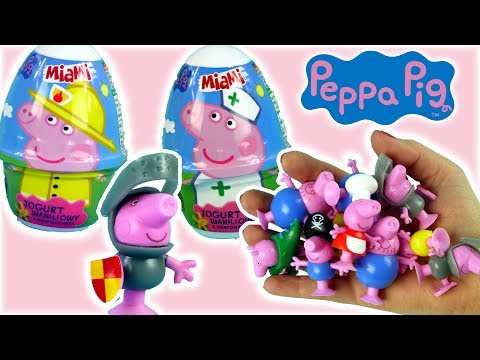 Download Stikeez! Świnka Peppa • Biedronka • Figurki świnek w jogurtach Miami • openbox