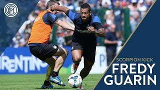 RITIRO PINZOLO - FREDY GUARIN, SUPER GOL IN ALLENAMENTO "LO SCORPIONE"