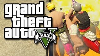 GTA 5 - Faggio Fun! (GTA 5 Glitches, Ramps, and Funny Moments)